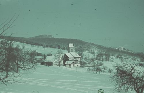Fotografie, Läufelfingen (?) im Winter