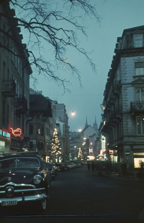 Fotografie, Basel, Steinenvorstadt, Weihnachten