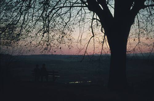 Fotografie, Dornach, Dorneck, Abendstimmung gegen Birs-Vogesen