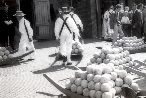 Fotografie, Käseträger in Alkmaar