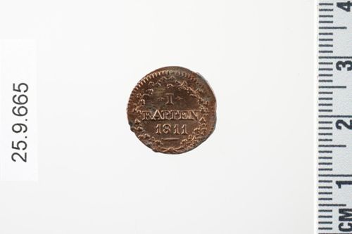 Münze, Aargau, 1 Rappen