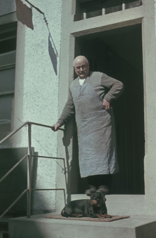 Fotografie, Liestal, Kirchhof, Strübin Sattler genannt "Sätteli"