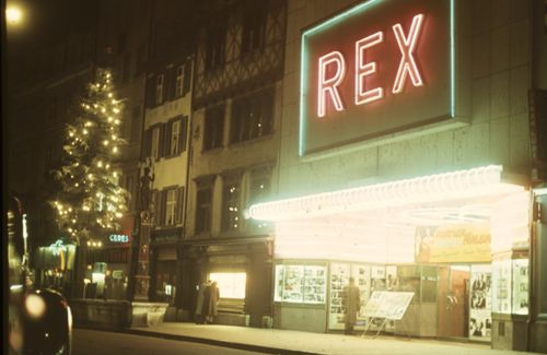 Fotografie, Basel, Steinenvorstadt, Weihnachtsbeleuchtung