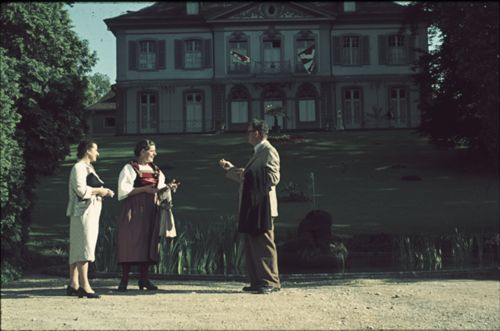 Fotografie, Sissach, Schloss Ebenrain, Empfang der Gäste