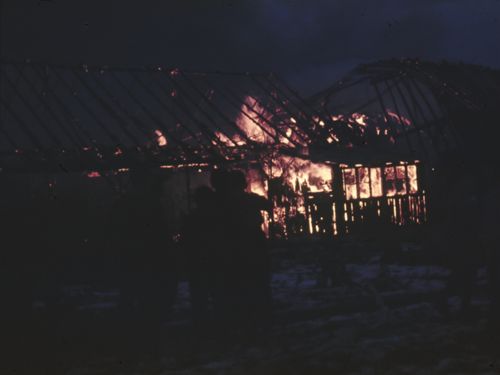 Fotografie, Liestal, Brand des Taubenhofs