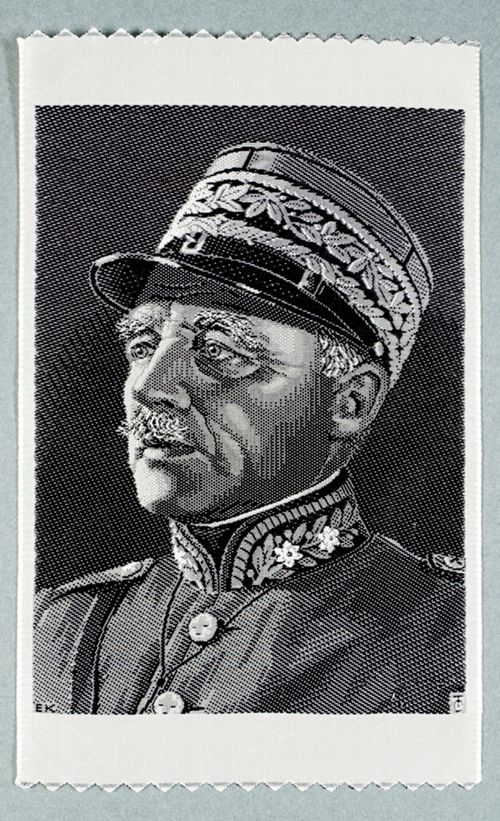 Seidenbild "General Guisan"