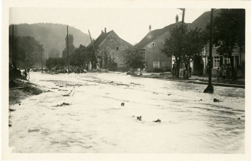 Fotografie, Hochwasserkatastrophe im Oberbaselbiet,  22.06.1926