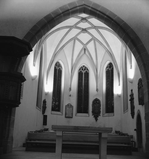 Fotografie, Liestal, Stadtkirche, Chor
