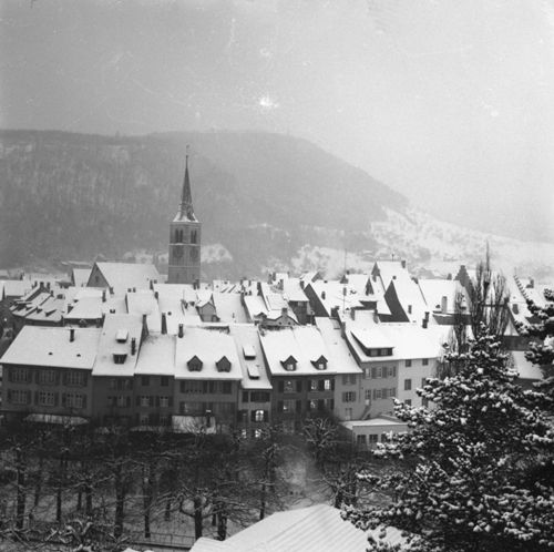 Fotografie, Liestal, Altstadt im Winter