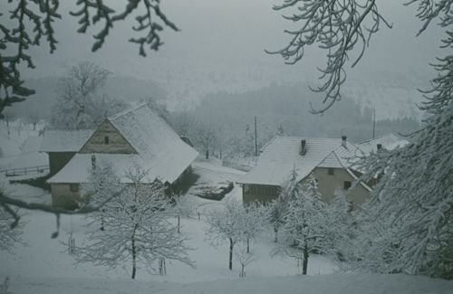 Fotografie, Farnsburghof im Winter