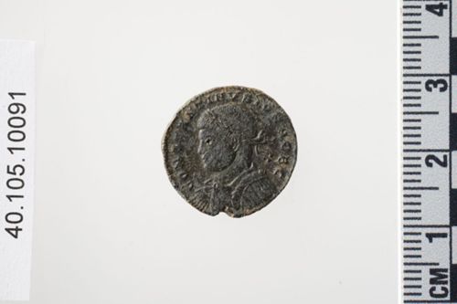Münze, AE3, für Constantinus II. Caesar