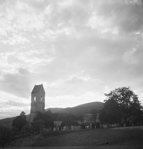 Fotografie, Gelterkinden, Kirche, Wolkenstimmung
