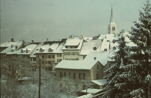 Fotografie, Liestal von der Post aus, Winter