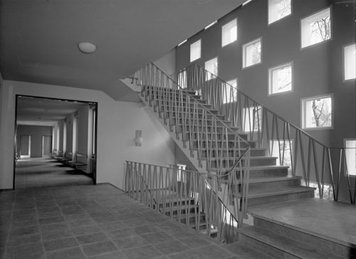 Fotografie, Liestal, Realschulhaus, Treppenhaus