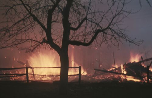 Fotografie, Liestal, Brand des Taubenhofs