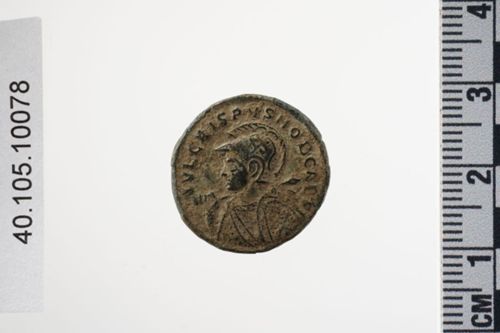Münze, AE3, für Crispus Caesar