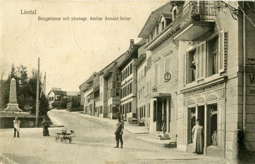 Fotografie, Liestal, Burggasse aufwärts