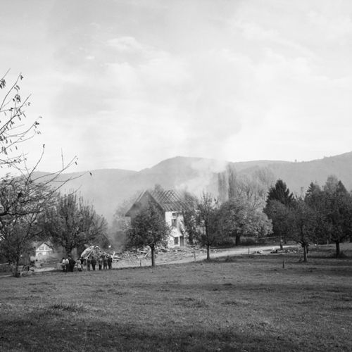 Fotografie, Liestal, Abbruch Munzachhof