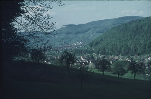 Fotografie, Zunzgen, Blick auf Sissacherfluh von Südwesten