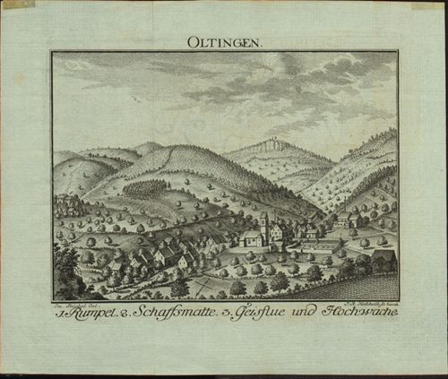 Büchel, Emanuel - Druckgrafik, Oltingen