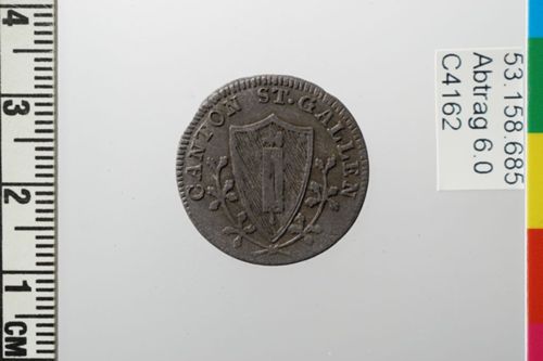 Münze, SG, Halbbatzen