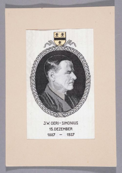 Seidenbild "J.W. Oeri-Simonius"