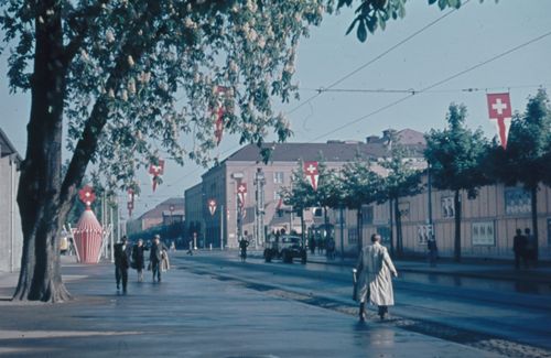 Fotografie, Basel, Platz vor Mustermesse