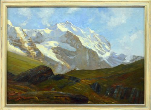 Wagner, Jacob - Malerei, Jungfrau, Berglandschaft
