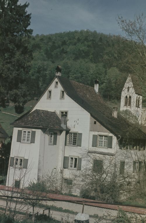 Fotografie, Pfarrhaus & Kirchturm