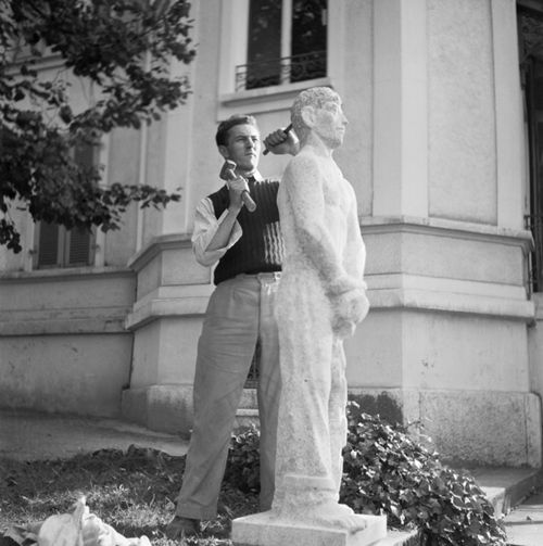 Fotografie, Liestal, Fritz Bürgin bei der Arbeit