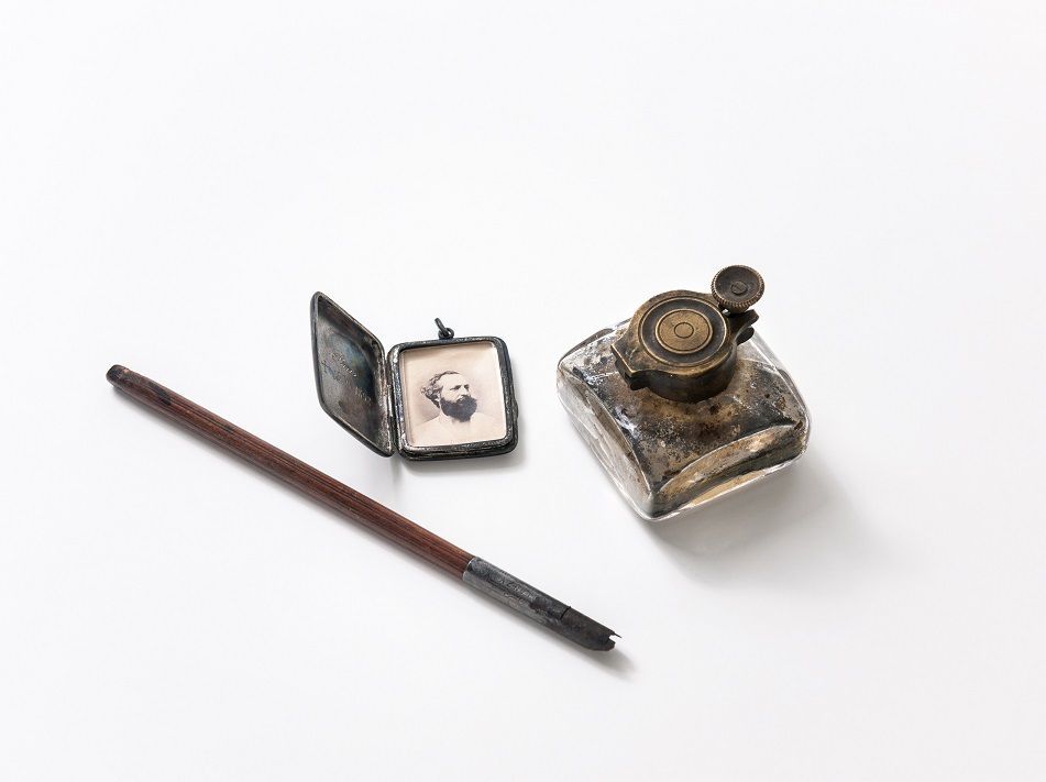 Reiserahmen mit Fotografie