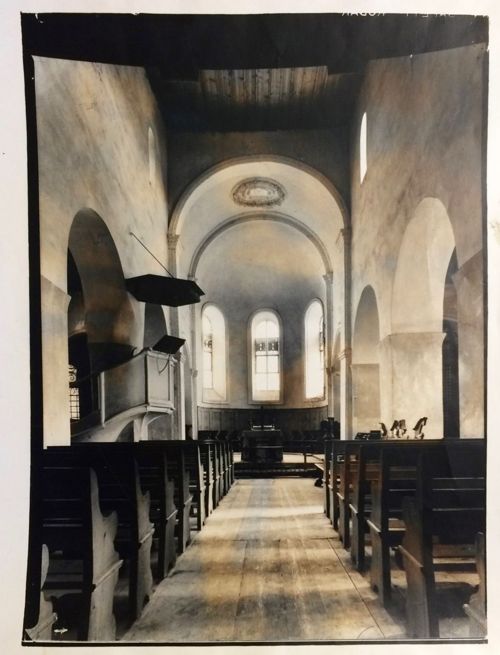 Fotografie, Schlosskirche Spiez, Innenraum