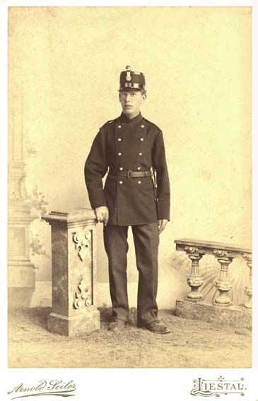 Fotografie, Infanterist Daniel Spänhauer-Leupin (1874-1960)