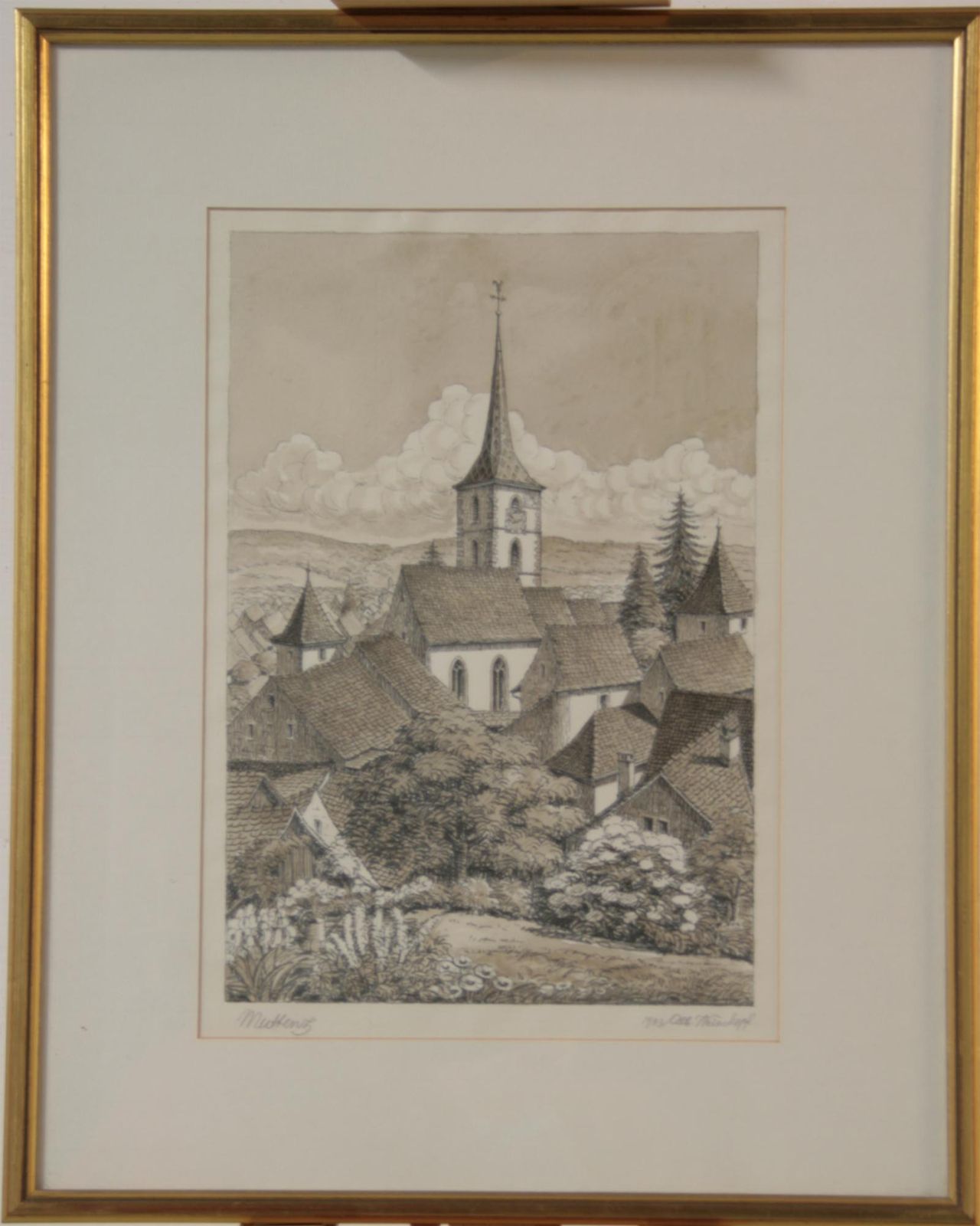 Ansicht von Kirche