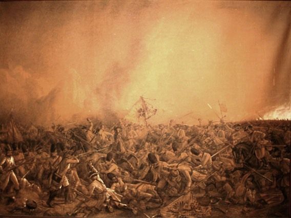 Karl Jauslin (1842-1904) - Malerei, Angriff des Dragoner-Regiments Bayreuth bei Hohenfriedeberg 1745