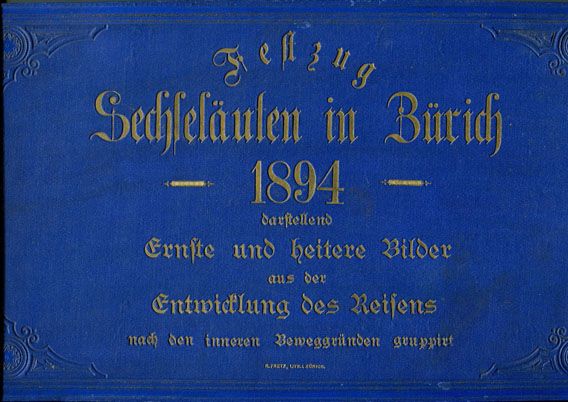 Karl Jauslin (1842-1904) - Leporello, Sechseläuten Zürich 1894