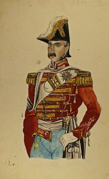 Karl Jauslin (1842-1904) - Zeichnung, Portrait Prinz Albert