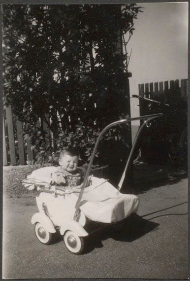 Fotografie, Kleinkind im Kinderwagen